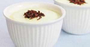 Mousse de llet merengada