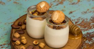 Pannacota de mel i mató