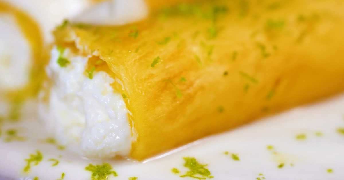 Recepta canelons de pinya colada