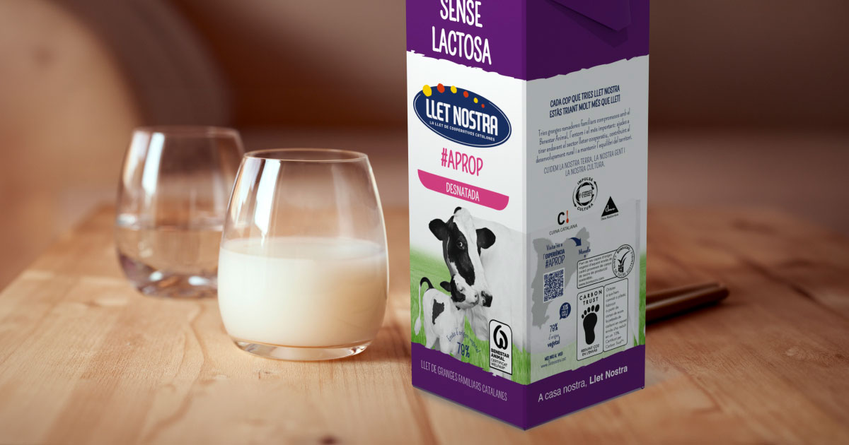 Perque la llet sense lactosa té un color més fosc o marronós que la tradicional