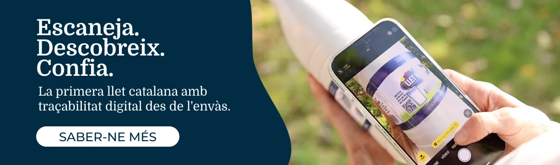 La primera llet catalana amb tra&ccedil;abilitat digital