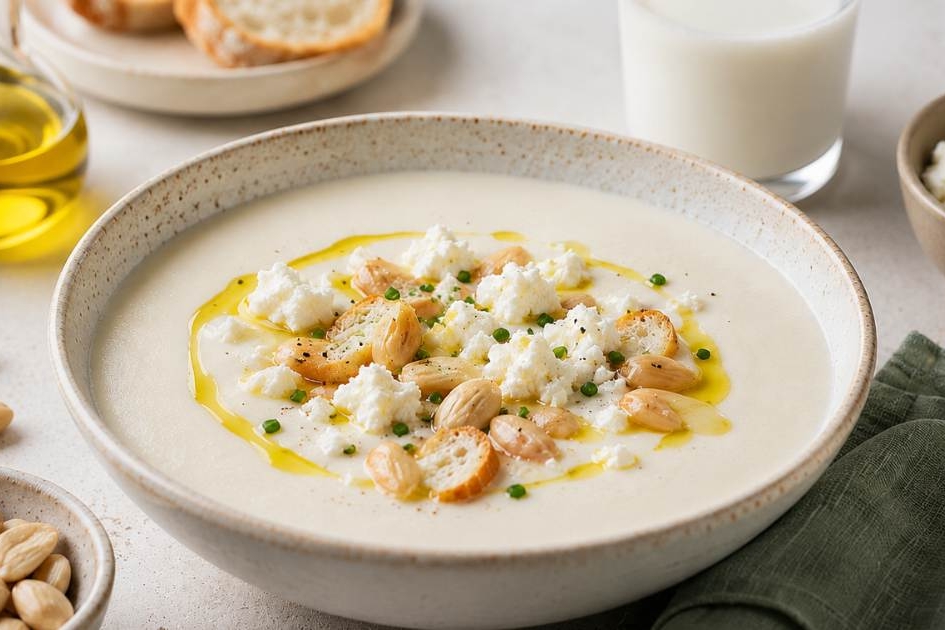 gaspatxo blanc una recepta ideal per a l'estiu