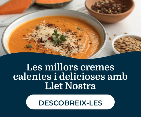 Delicioses cremes caletes per a la tardor